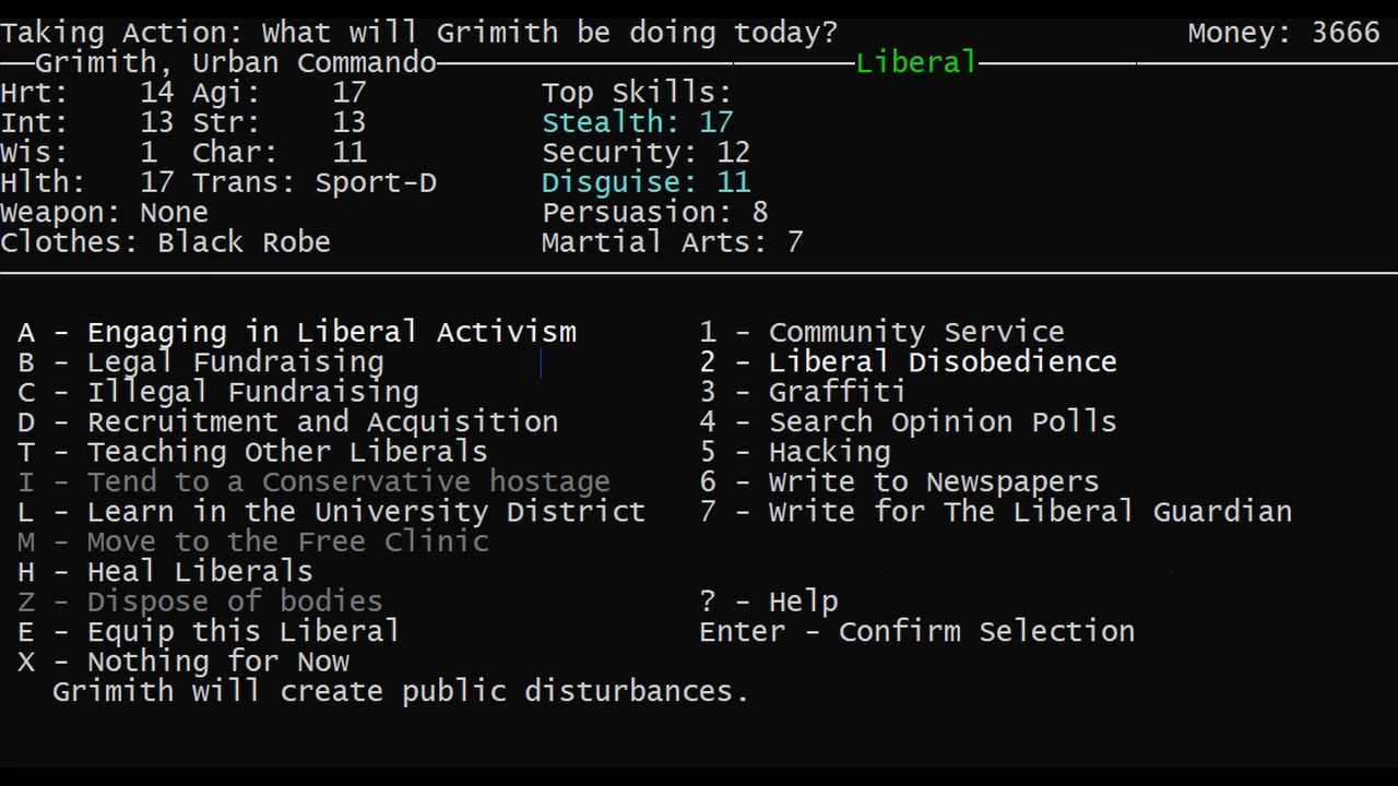 liberal crime squad build liberal crime squad build
