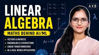 Linear Algebra Complete Roadmap | AI & Data Science Mathematics