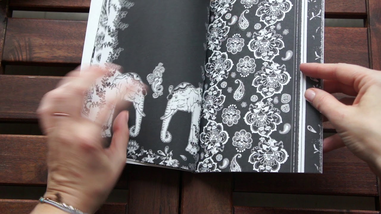 bollywood coloring book flip through youtube
