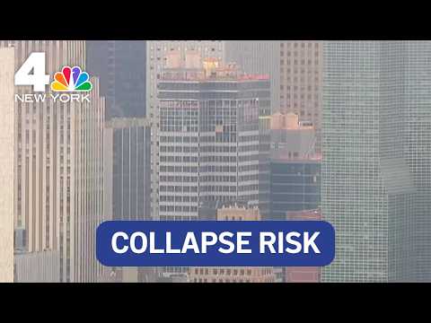 LIVE: NYC Building at Risk of Collapse? | Live Camera | Midtown Manhattan | NBC New York
