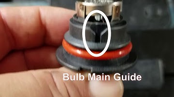 9007, Headlight Bulb in Vehicle Installation