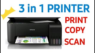 How to Print, Scan and Copy Using Epson L3210 Ecotank Printer | Best Printer! screenshot 5