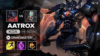 Aatrox vs Tryndamere Top - KR Grandmaster - Patch 14.10 Season 14