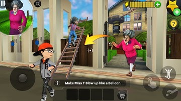 troll Miss T so funny everyday in Scary Teacher 3D (android, ios) part 1368