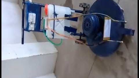Automatic floor cleaning machine | Mechanical Final year project |