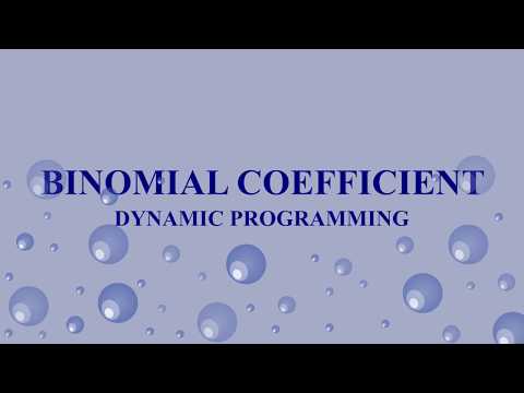 Binomial Coefficient Dynamic