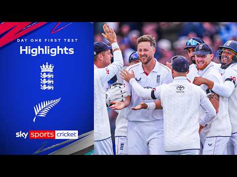 16 wickets fall on CHAOTIC day at Lord's | England vs New Zealand | Day one first Test Highlights