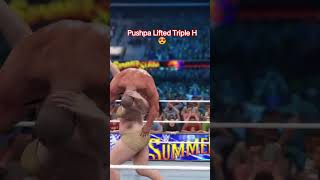 Pushpa Lifted Triple H 😍#pushpa #tripleh #wwevideo #wwesmackdown