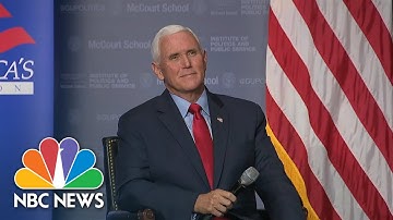 Pence On Potential Trump 2024 Run: 