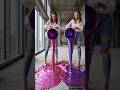 Pink vs Purple Floor Pour Challenge! 🤯 #epoxyfloor