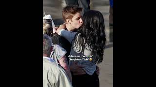 selena and justin on the set of boyfriend mv🥲 #justinbieber #selenators #selenagomez #bts #jelena screenshot 2