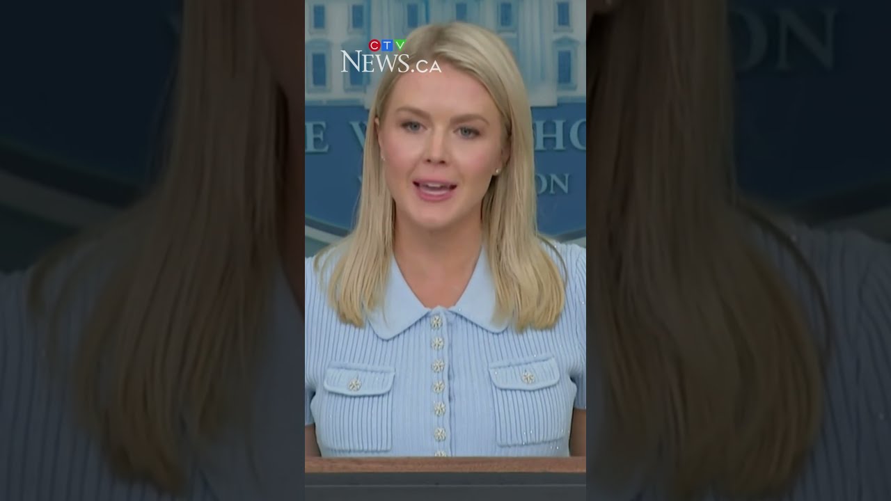 U S Press Secretary Says Prime Minister Carney And Canada Caved 