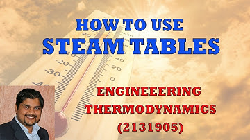 How to Use Steam Table : Thermodynamics (Problem Solving using Steam Table)