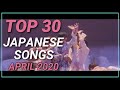 Top 30 japanese songs of april 2020