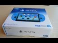 PS Vita aqua blue unboxing Japan import