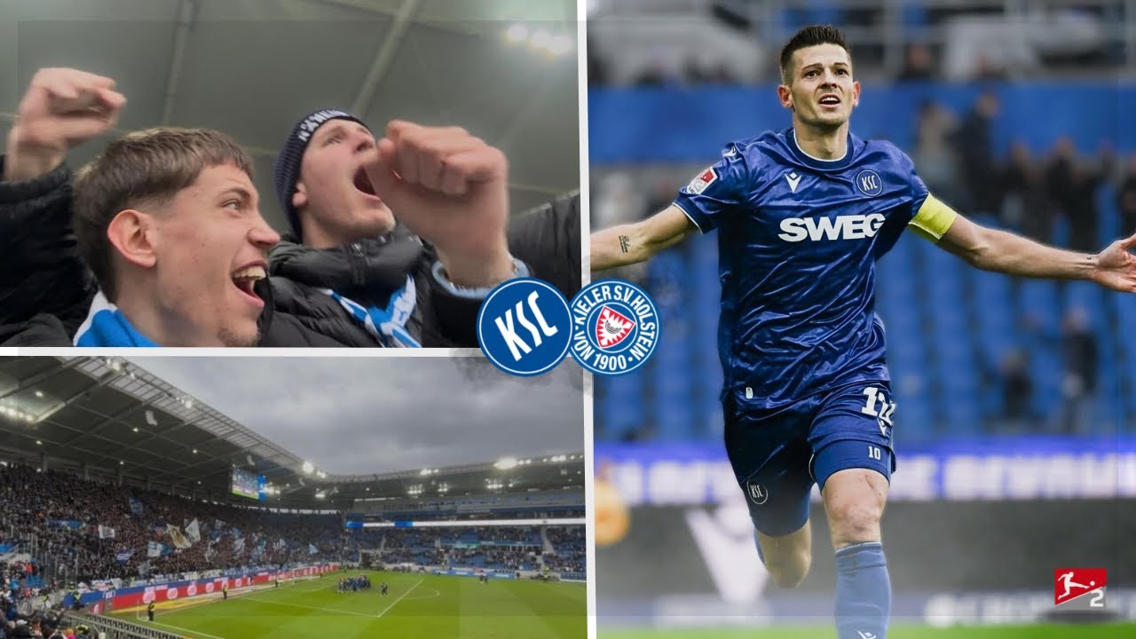„Ich geh voran, als dein 12ter Mann“💙🤍 | Karlsruher SC - Kiel | Stadionvlog | SechserMo