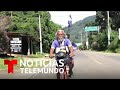 Salvadoreño recorre su país en bicicleta para festejar la independencia | Noticias Telemundo