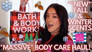 ❄THE BIGGEST BATH AND BODY WORKS BODY CARE HAUL!!! *NEW* RELEASES! FALLL & WINTER COLLECTIONS ❄