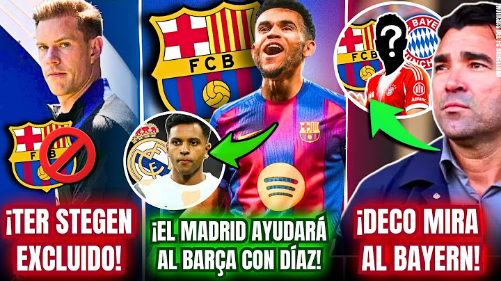 🚨REAL MADRID WILL HELP FC BARCELONA | DECO is EYEING a BAYERN player | TER STEGEN EXCLUDED