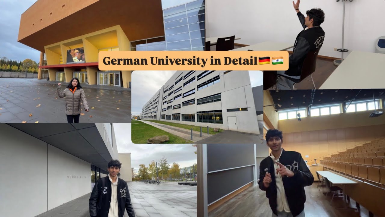 Most Detailed German University Vlog 🇩🇪 | TU Chemnitz Campus, Classrooms & Student Life