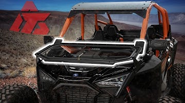 Tusk UTV Folding Glass Windshield | Polaris RZR Pro R