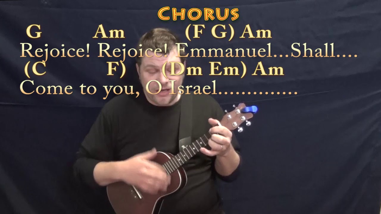 O Come, O Come, Emmanuel (CHRISTMAS) Ukulele Cover Lesson in Am with