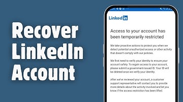 How to Recover LinkedIn Account Without Email and Phone Number
