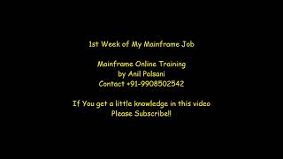 1st Week of My Job | Next Batch Details See Description | Free Mock Interview | +91-9908502542