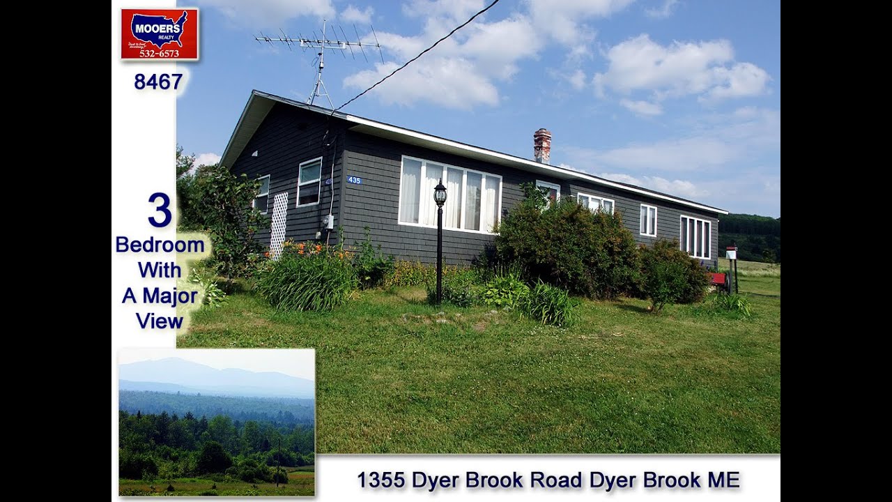Maine Real Estate, Home In Dyer Brook For Sale MOOERS YouTube