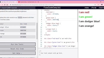 Learn Basic CSS  Use Hex Code to Mix Colors   freeCodeCamp org   Google Chrome 2019 12 12 16 14 17