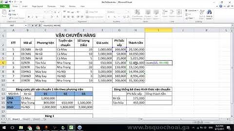 Tập 36 EXCEL SUMIF để thống kê rất dễ dàng   Chứng chỉ ứng dụng CNTT cơ bản