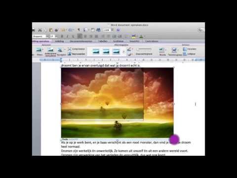 Video: Een Afbeelding Invoegen In Word