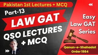 Law GAT QSO plus MCQ Part 13