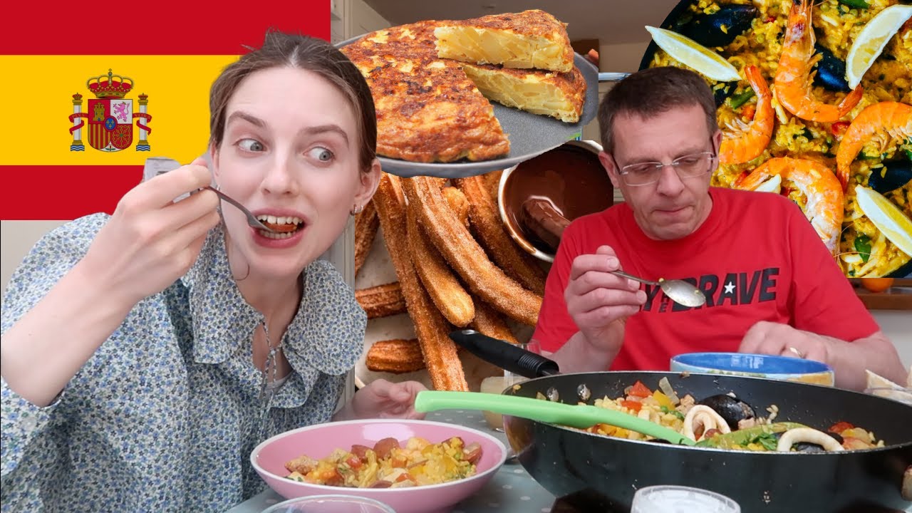 only eating Spanish food for the day - YouTube