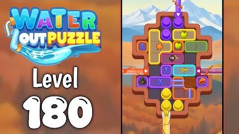 Water Out Puzzle Level 180 Walkthrough
