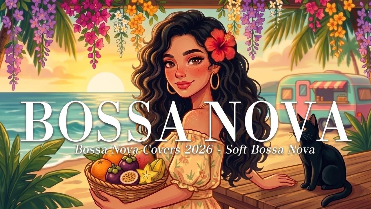 Bossa Nova Chill & Focus Playlist  ☕🎧 Soothing Jazz Music for Study, Work, Sleep