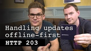 Handling updates offline-first - HTTP 203