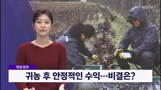 [영농정보] 귀농 후 안정적인 수익…비결은?