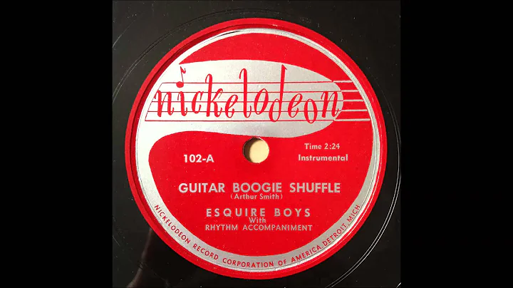 Esquire Boys "Guitar Boogie Shuffle" 1953 ROCKABIL...