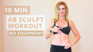 10-Min AB SCULPT WORKOUT | No Equipment Needed