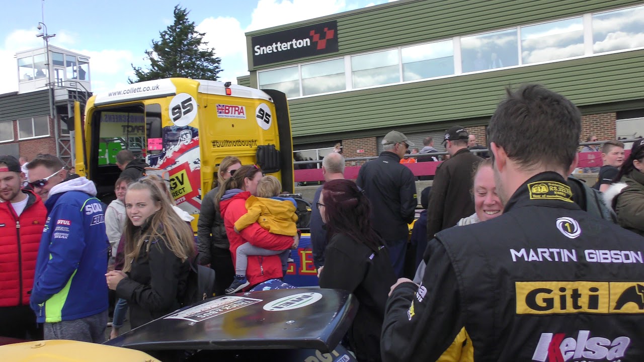 scania thailand group Grid Walk truck 11 Martin Gibson at Snetterton British Truck Racing 9Sep18 1pm