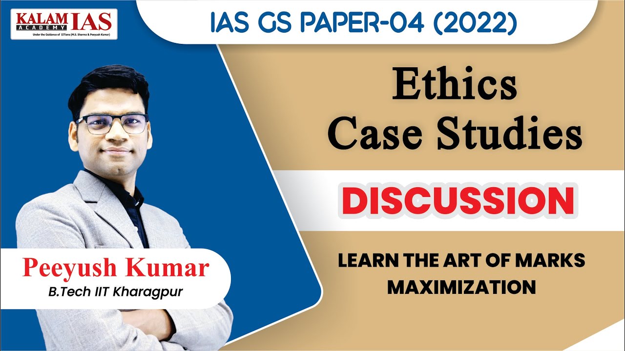 UPSC MAINS 2022 | GS 4 QUESTION PAPER | ETHICS | Case Studies ...