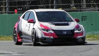 JAS Motorsport' 2015 Honda Civic TCR Sound - Accelerations, Fly Bys & Downshifts