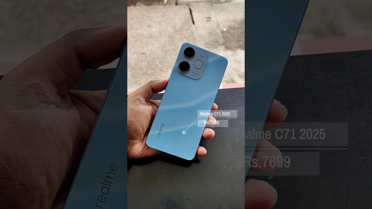Realme C71 | 6300 mAh battery under 7700 