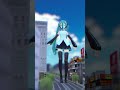 進撃の初音ミク 『強風オールバック』HatuneMiku【MMD】#Shorts