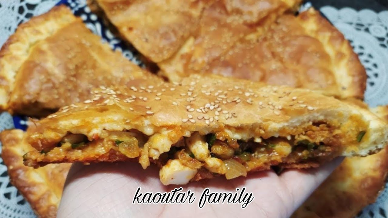 فطيرة محشية بالسمك بعجينة هشة رائعة و حشوة لذيذة جدا/وجبة عشاء/غذاء