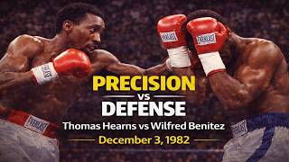 Thomas Hearns vs Wilfred Benitez | Super Welterweight Boxing Fight 1982