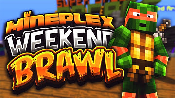 Mineplex Weekend Brawl: HACKER BANNED! (OP Skywars!)