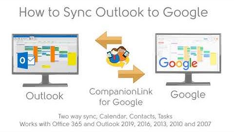 Sync Outlook Calendar with Google Calendar ⇄ Two-Way Automatic Sync