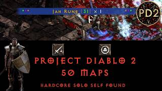 Celebrity Project Diablo 2 - I Ran 50 Maps In Hardcore Solo Self Found - Season 12 Sanctuary Sacrifice Pally Profile